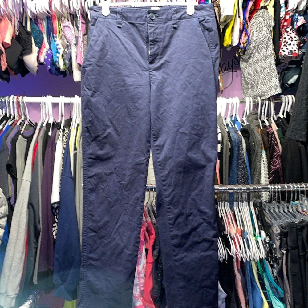 GAP GIRLFRIEND KHAKI KAKI GIRLFRIEND Blue size 4 skinny